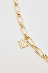 Vanessa Charm Necklace Gold
